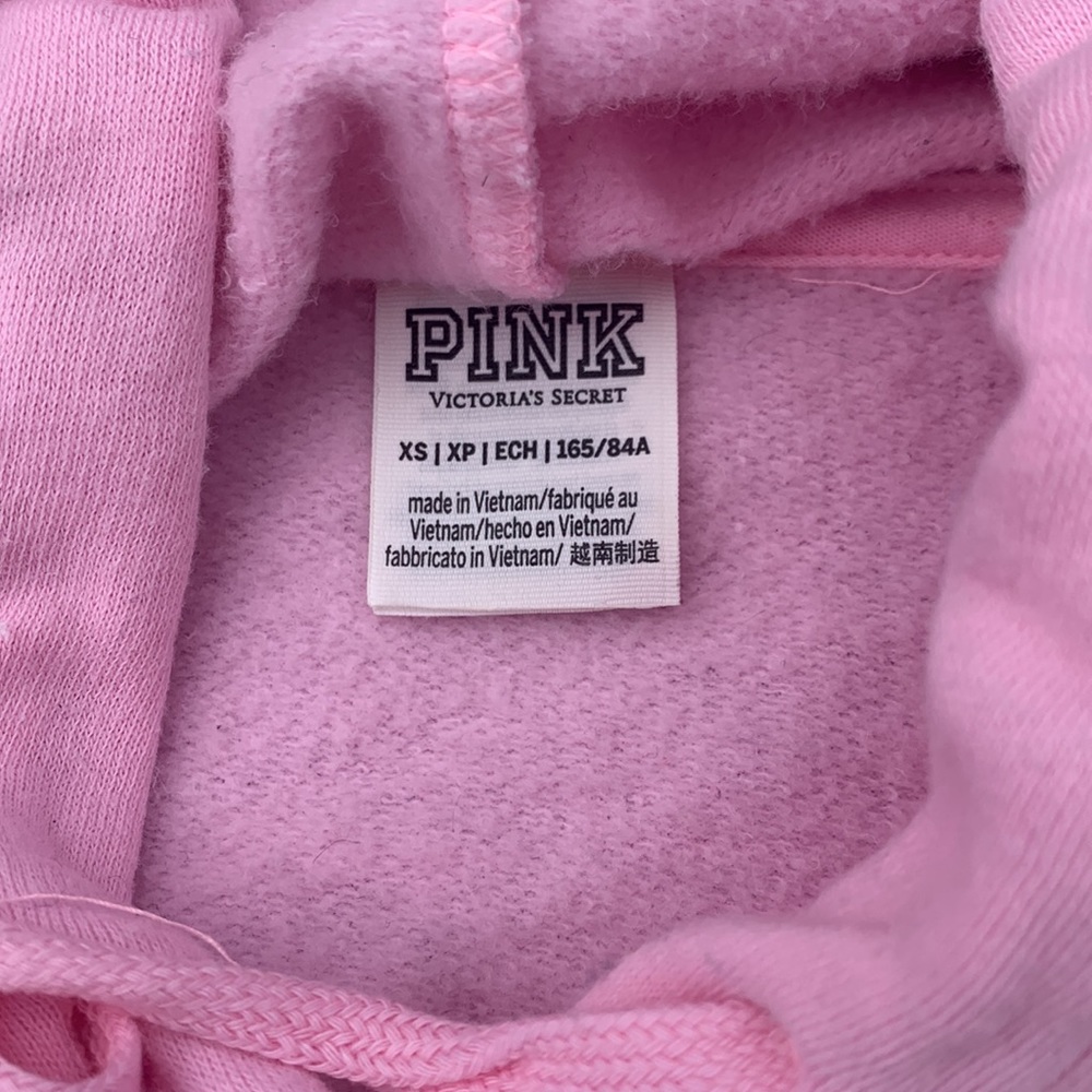 Victoria’s Secret PINK logo pull over hoodie! Size XS - Picture 3 of 9